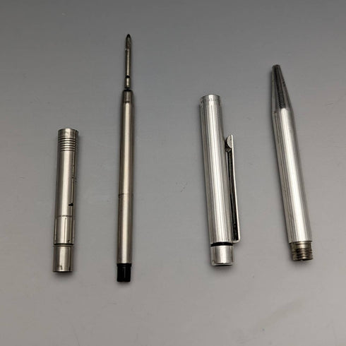 米国ヴィンテージ シェーファー 純銀製 ボールペン 替芯2本付き